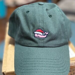 Green Kids Cap with Whale Logo